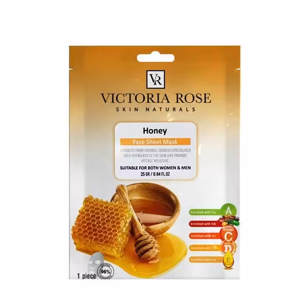 ماسک ورقه ای صورت عسل ویکتوریا رز 25 گرم | Victoria Rose Honey Face Sheet Mask 25 g