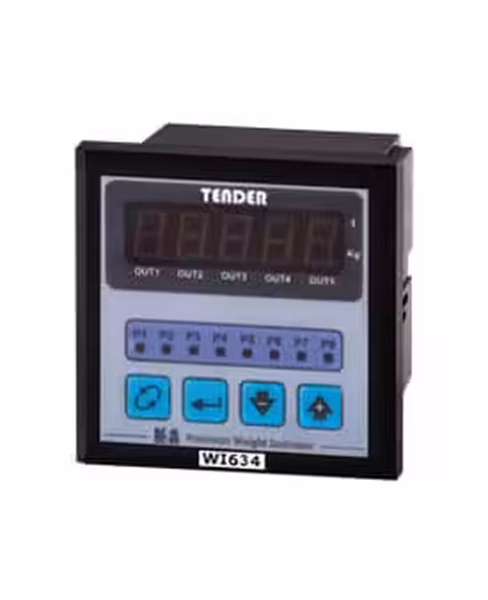 نمایشگر وزن تندر مدل WI 634 با خروجی آنالوگ و 5 عدد خروجی رله