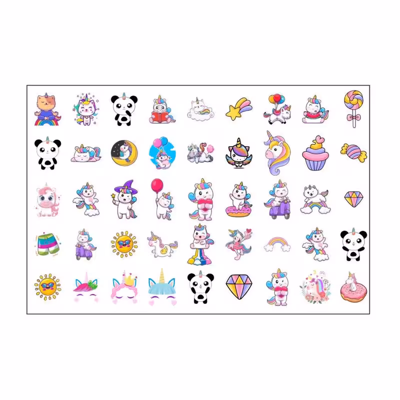 برچسب لنز ناخن مدل w5