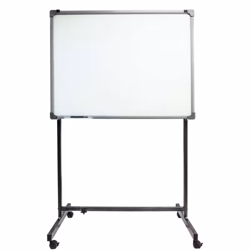 تخته وایت برد مغناطیسی آسا برد سایز 150×90 سانتی متر به همراه پایه نگهدارنده