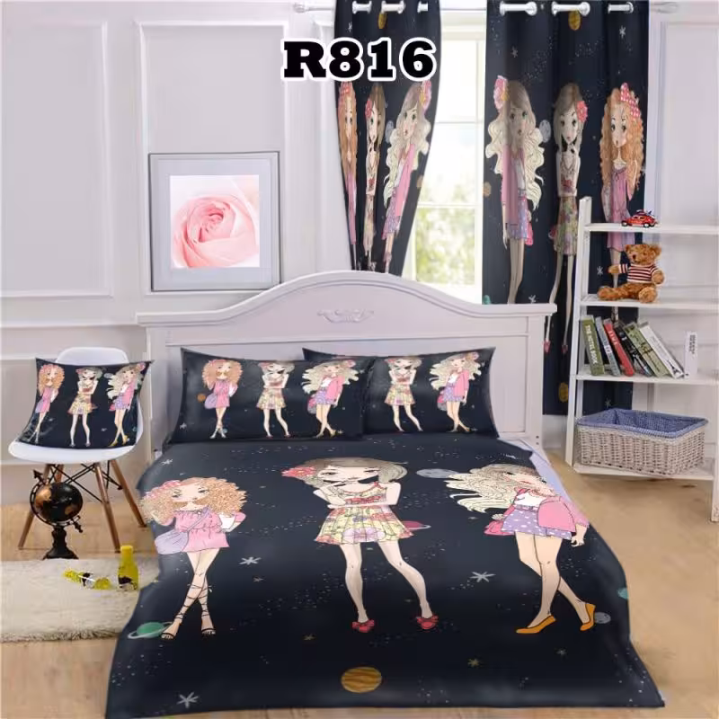 روتختی سه بعدی طرح دخترانه