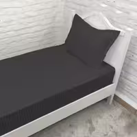 سرویس ملحفه هتلی چیداری رنگ مشکی