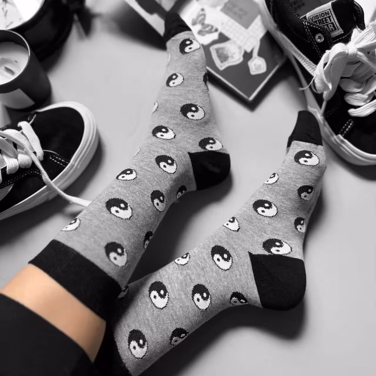 جوراب ساق بلند یین یانگ