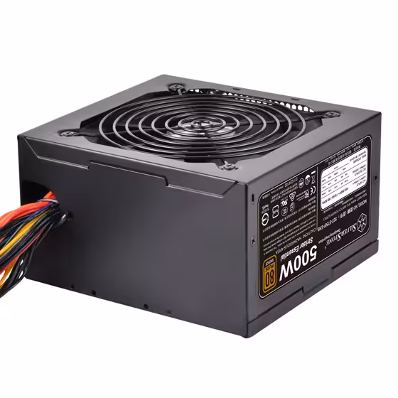 منبع تغذیه SilverStone SST-ST500W SilverStone SST-ST50F (استوک)