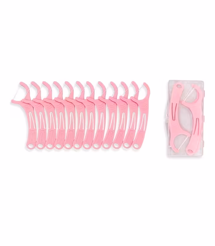 نخ دندان کمانی و خلال دندان ریجوی با طعم نعنا 18 عدد