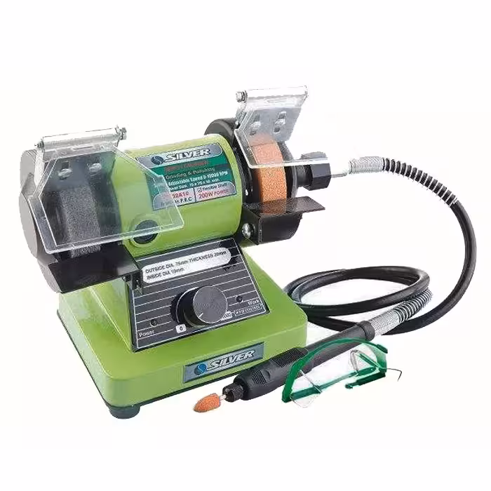 سنگ رومیزی سیلور مدل GTBN200W به همراه شلنگ خرطومی و سنگ یدکی