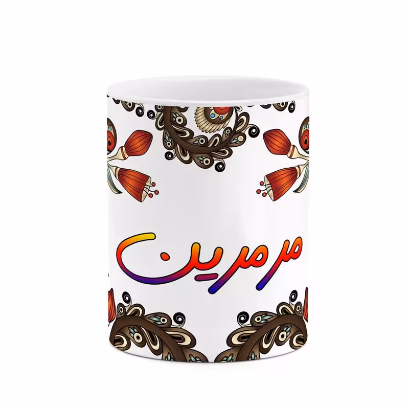ماگ   اسم مرمرین  سنتی گل و بته کد mgh47543
