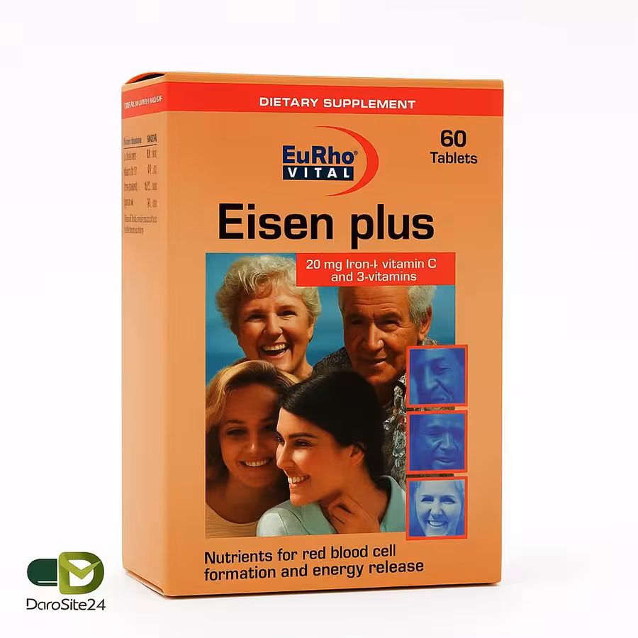 قرص آیزن پلاس یوروویتال 60 عدد