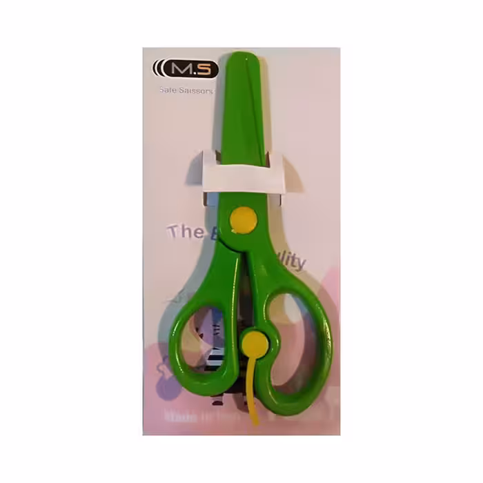 قیچی روکش پلاستیک فنر دار M.S فروشگاه اینترنتی شهر کالا فروش انواع لوازم تحریر