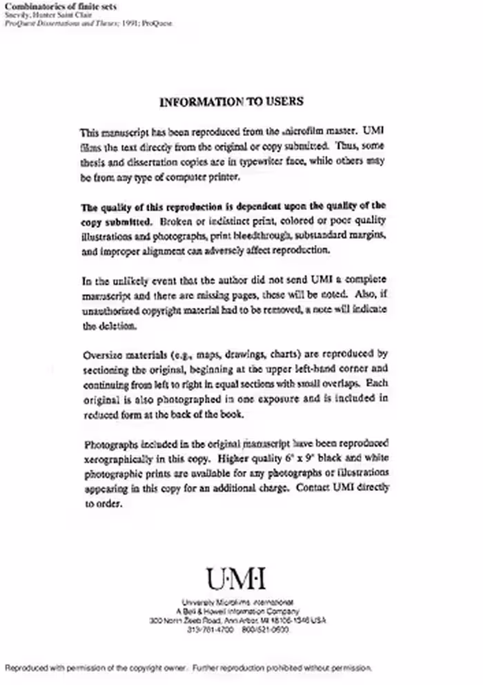 خرید و دانلود نسخه کامل کتاب Combinatorics of finite sets