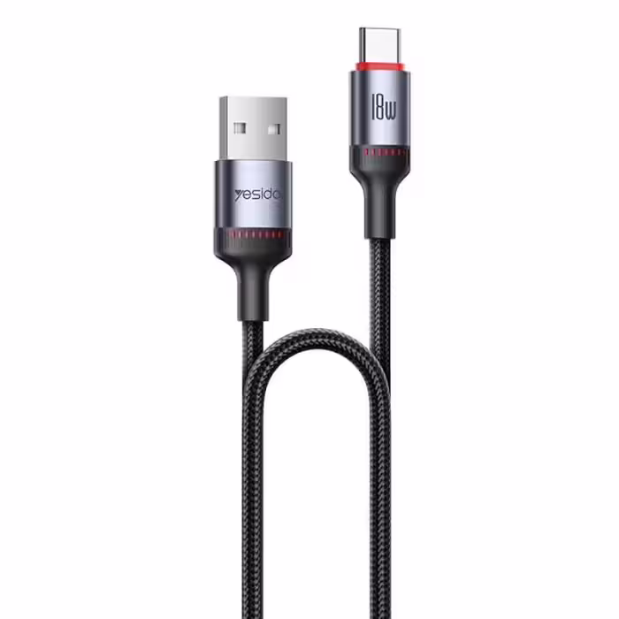 کابل 18 وات USB به TYPE-C یسیدو YESIDO CA129C