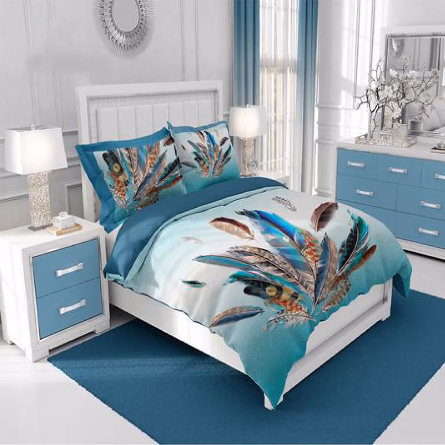 سرویس روتختی سه‌بعدی چیداری مدل 4001