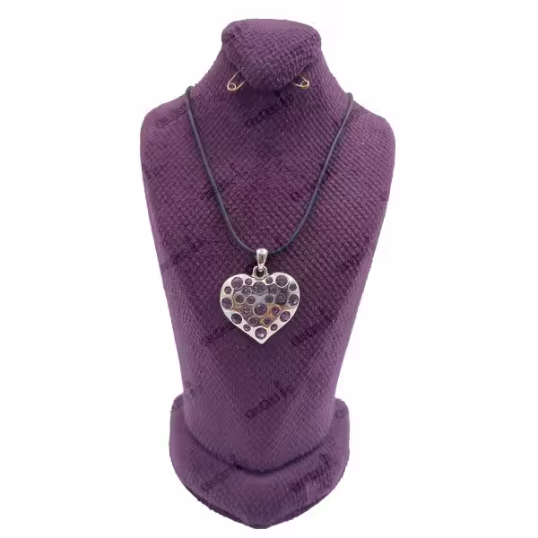 گردنبند زنانه قلبی scarlet bijoux