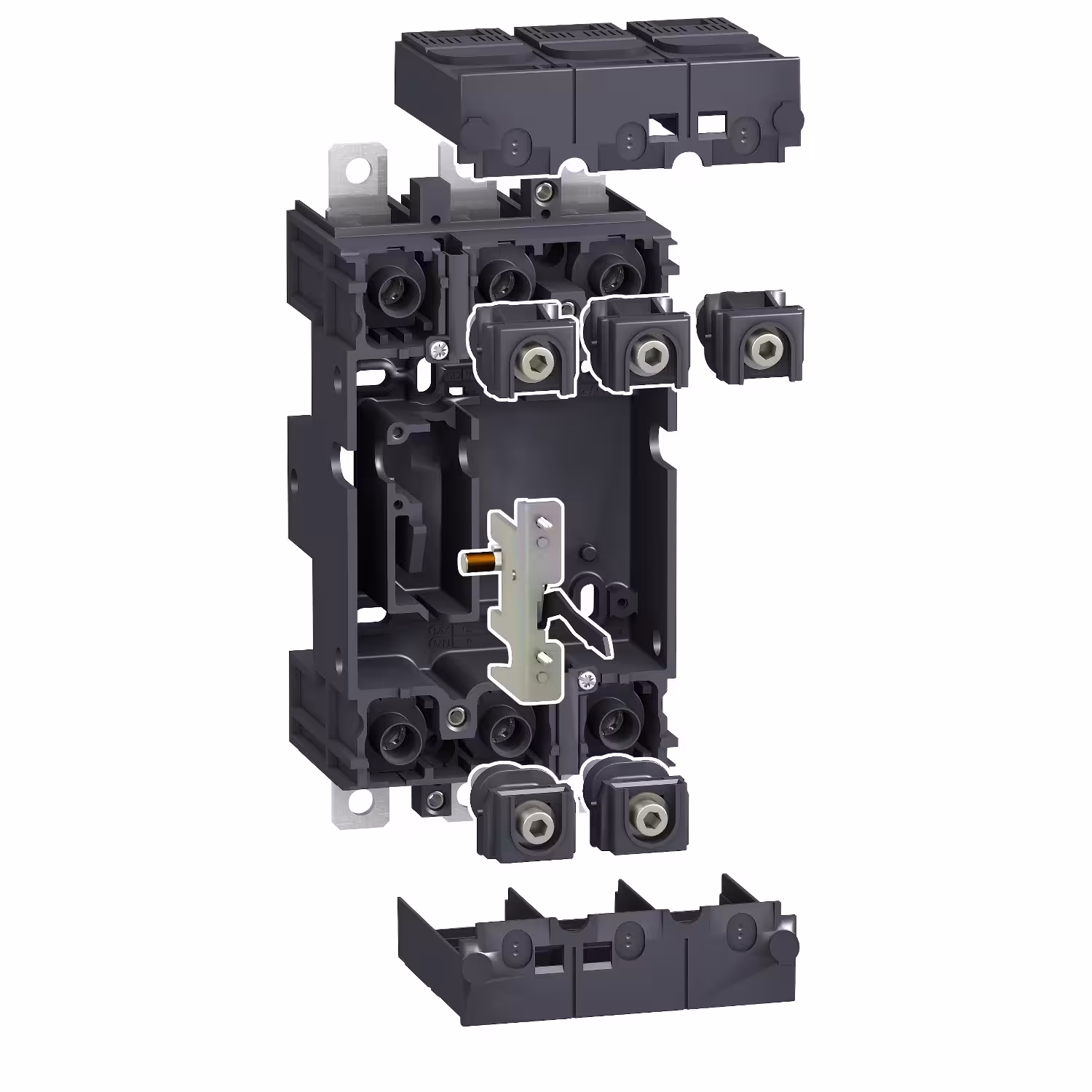 کيت پلاگ اين 3 پل کلید اتوماتیک اشنایدر الکتریک سری NSX100-250