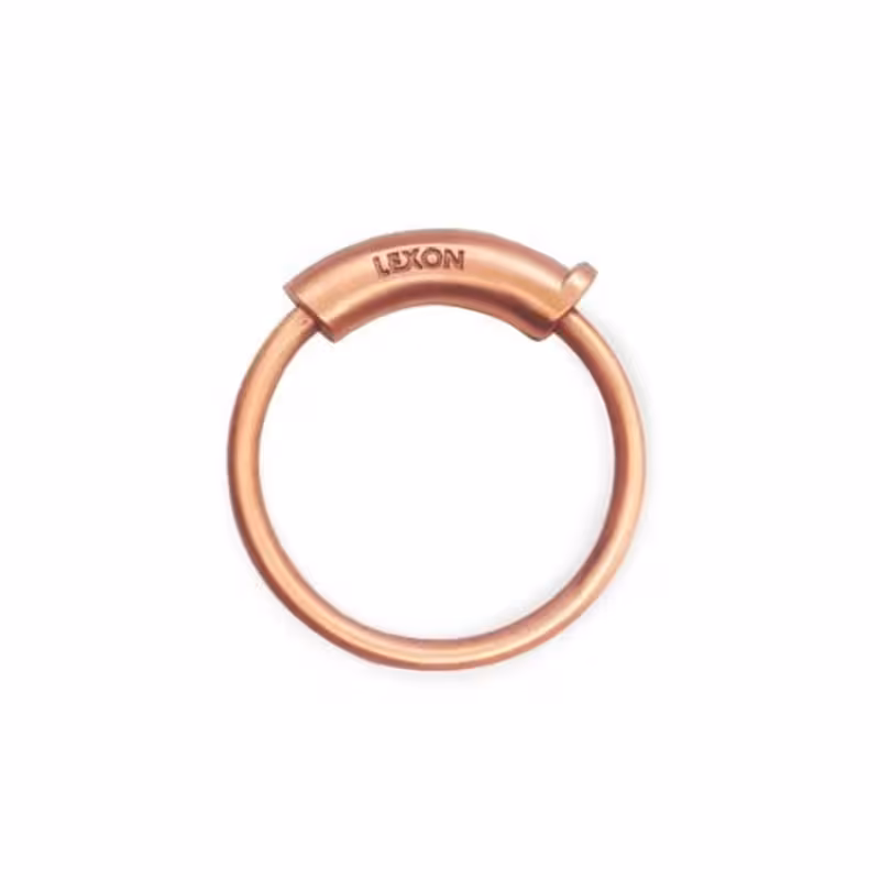 جاکلیدی مسی Lexon لکسون Fine | طراحی شیک و مینیمال | ساخته شده از فلز مقاوم با روکش مسی | سبک و بادوام | مناسب برای استفاده روزمره و هدیه دادن | ابزاری کاربردی برای نظم‌دهی و حمل آسان کلیدها