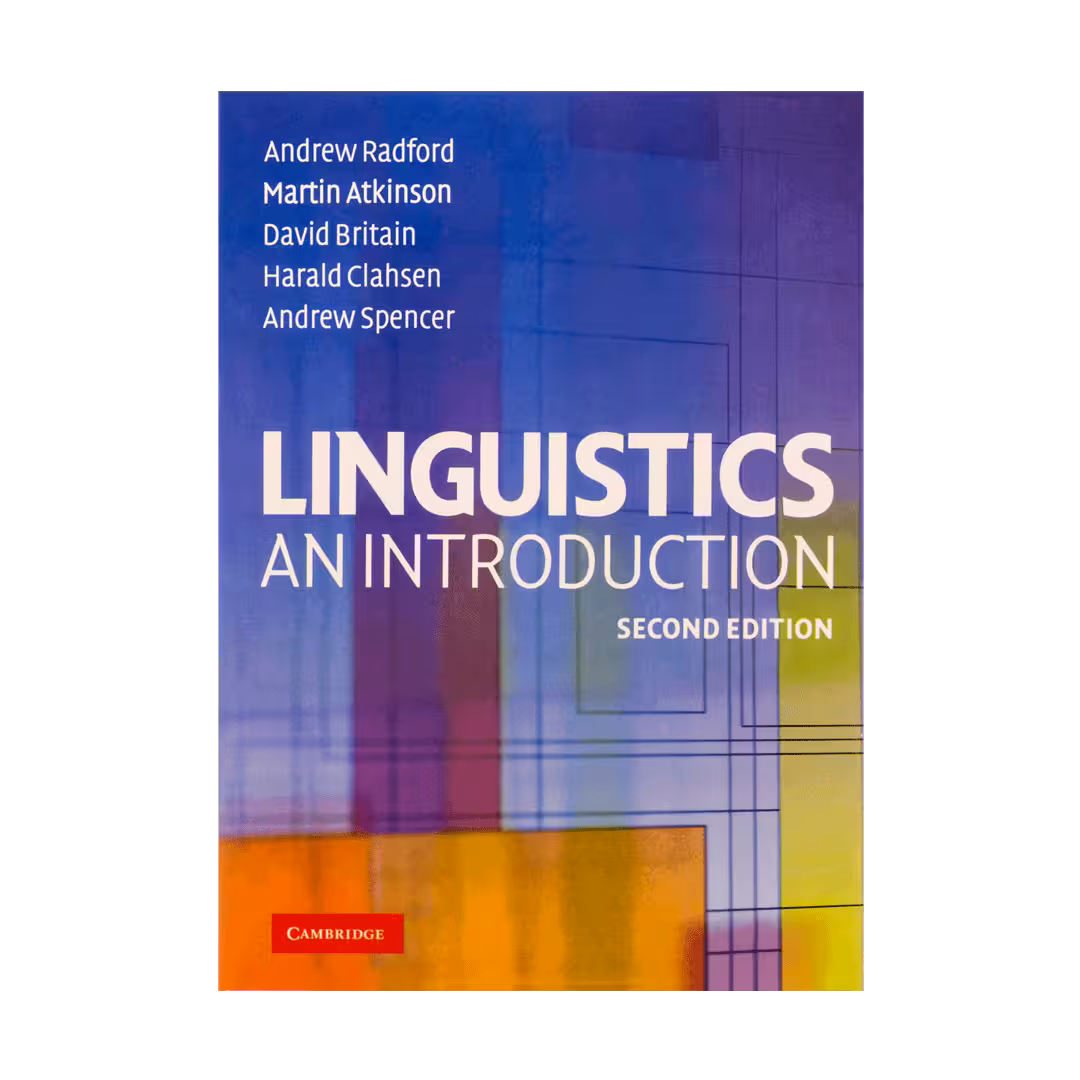 Linguistics An Introduction second Edition