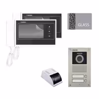 مجموعه دربازکن تصویری سوزوکی مدل 727-4ucm دو واحدی به همراه محافظ صفحه