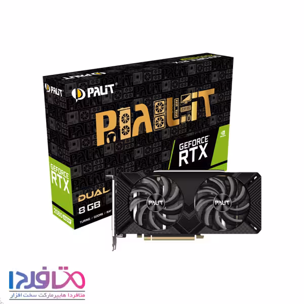 کارت گرافیک پلیت مدل GeForce RTX2060S 8GB Dual