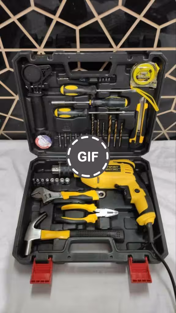 ست یا کیت دریل چکشی با ابزار آپ اسپیریت مدل HK-lD1335