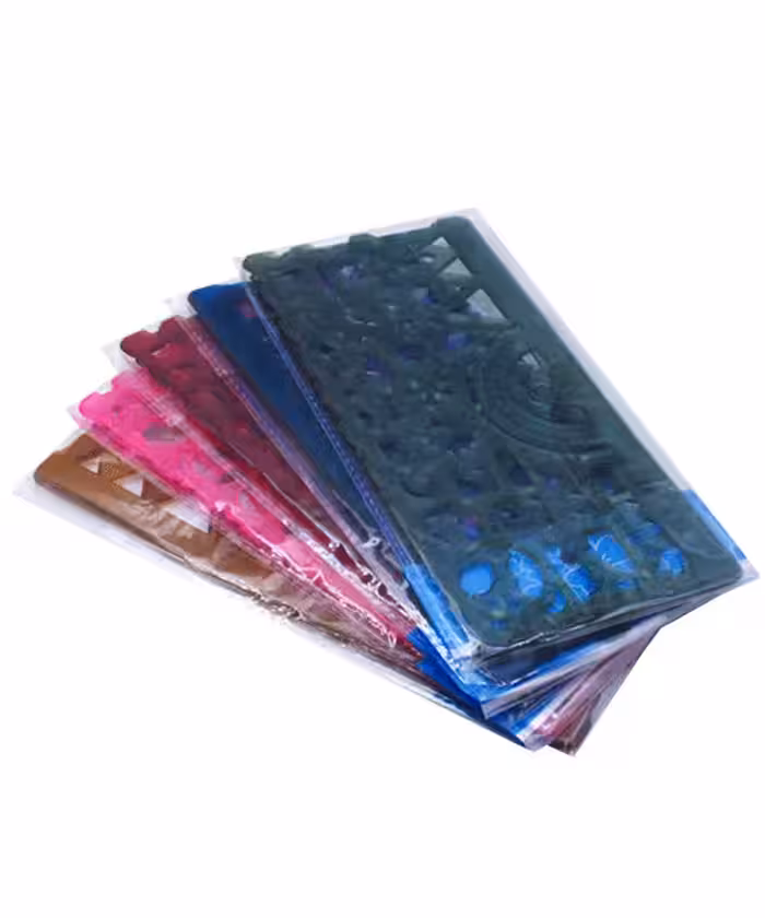 شابلون دوقلو صریر ساده اشکال فانتزی عدد برجسته