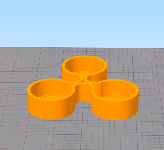 مدل سه بعدی جاوارمر سه تایی ساده (STL)