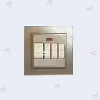 کلیدکولر برلیان پلکسی بژ | ایران الکتریک