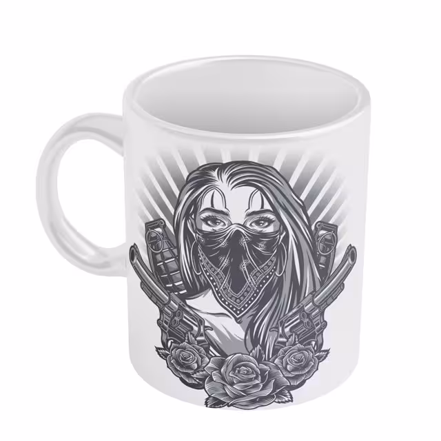 ماگ فانتزی دخترانه  gang  girl