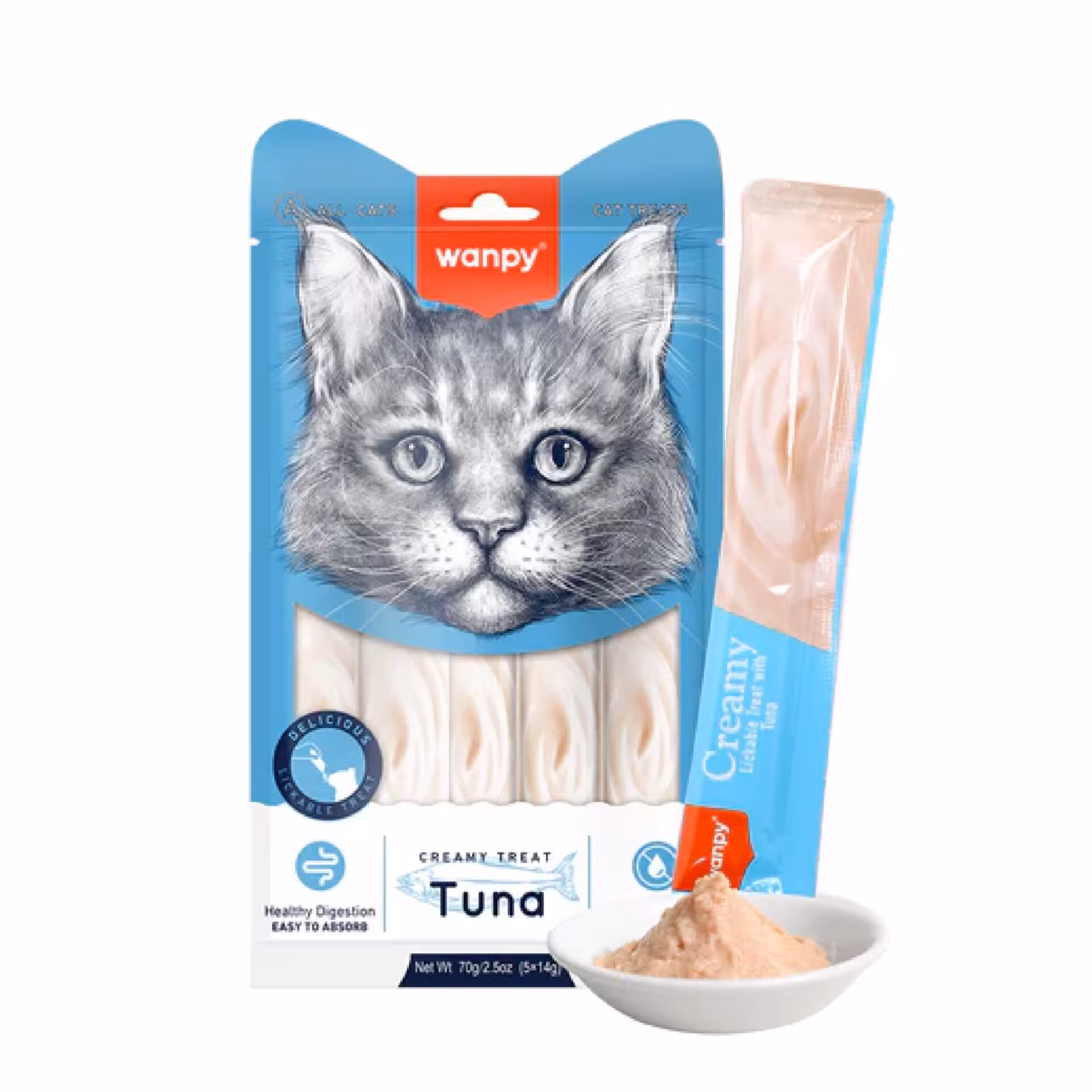 بستنی گربه ونپی با طعم ماهی تن