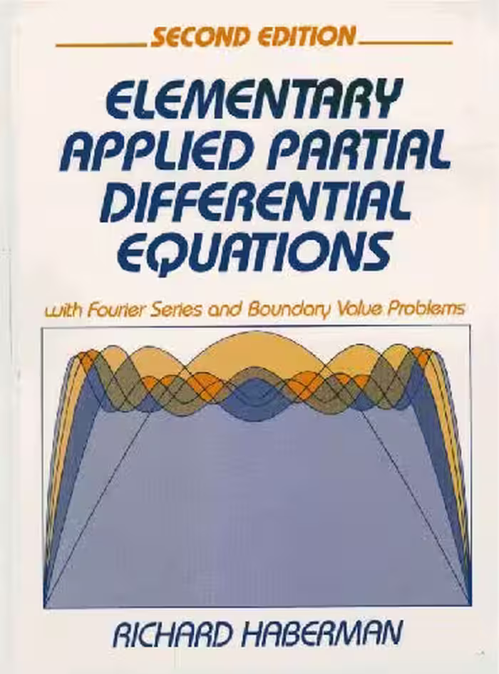 خرید و دانلود نسخه کامل کتاب Elementary Applied Partial Differential Equations with Fourier Series and Boundary Value Problems
