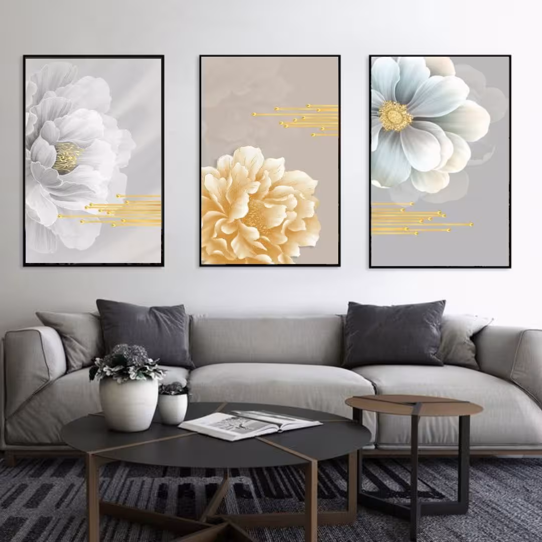 تابلو دکوراتیو 3تیکه  کد 00124