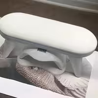 زیردستی بدون طرح سفید درجه یک ناخن
