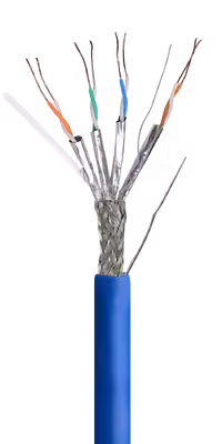 کابل شبکه Cat6 SFTP کی نت پلاس مدل KP-NL6S00305 طول 305 متر