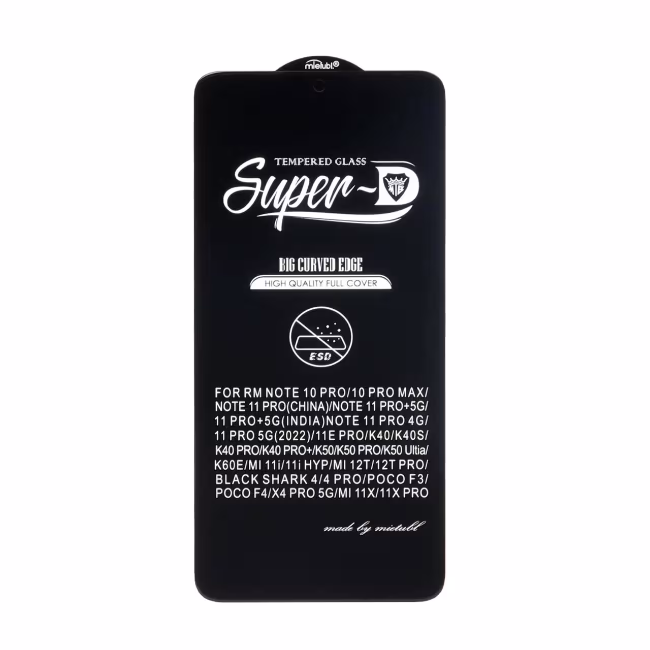 گلس سوپر دی   Super D  Glass   مدل    NOTE 10 PRO/NOTE 11 PRO/NOTE 12/NOTE 12 PRO    ( فاقد گارانتی )