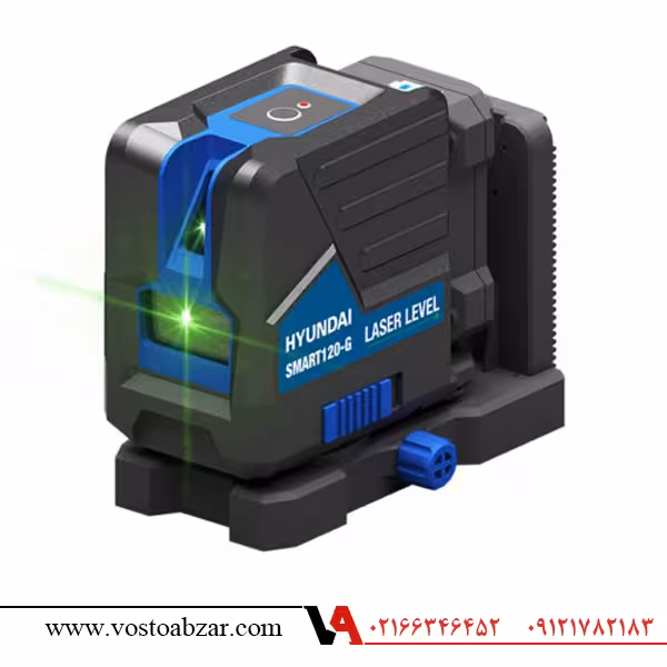 تراز لیزری دو خط نور سبز هیوندای مدل SMART120-G