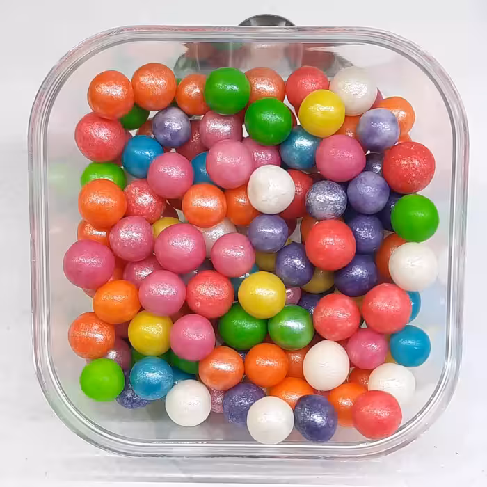 مروارید خوراکی تزئینی رنگی میکس