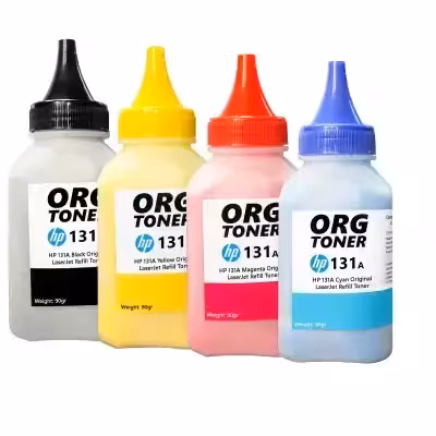 تونر شارژ 45 گرمی کارتریج لیزر رنگی اچ پی 131A سری کامل