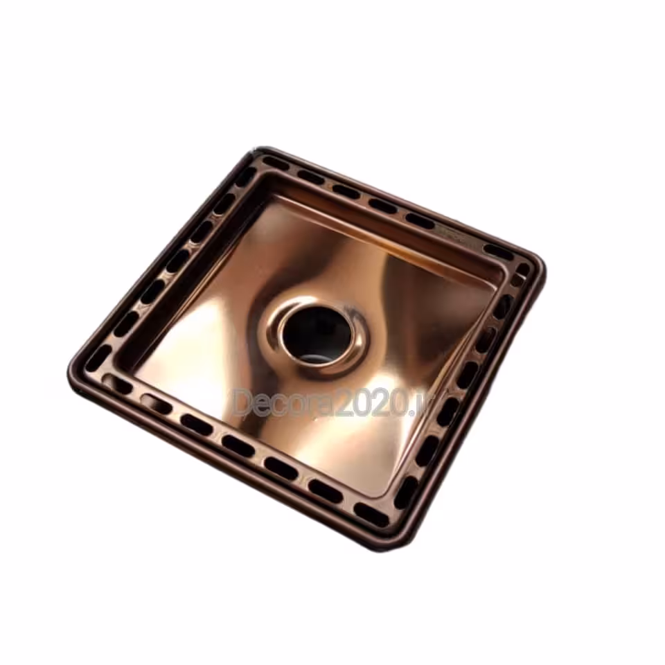 کفشور سرامیک خور تمام استیل جاستایم رزگلد 12.5*12.5