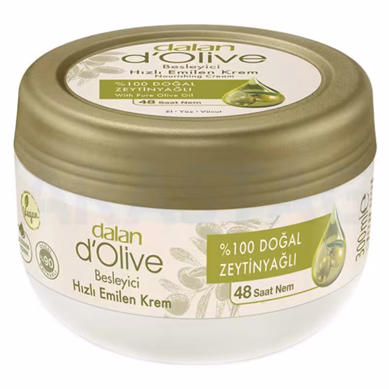 کرم مرطوب کننده و تغذیه کننده پوست دالان حاوی روغن زیتون حجم 300 میلی