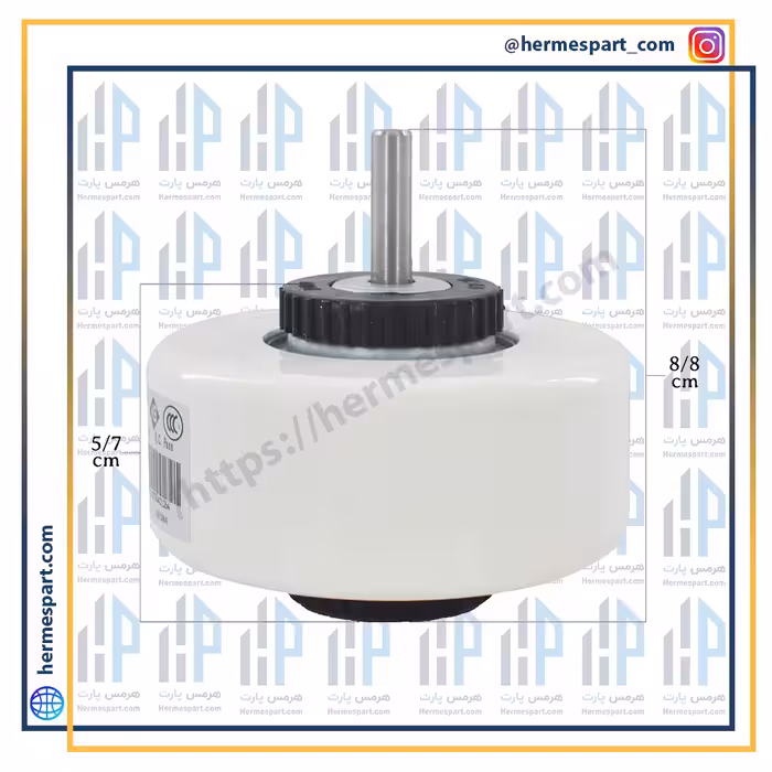 موتور فن داخلی کولر گازی گری مدل YYR8-4A2 8W