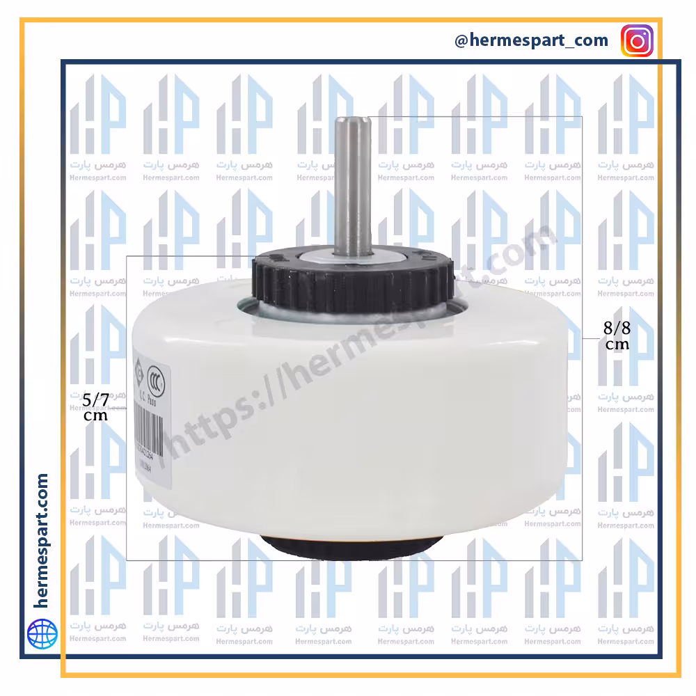 موتور فن داخلی کولر گازی گری مدل YYR8-4A2 8W