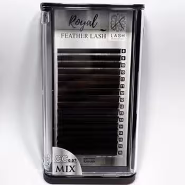 مژه مشکی میکس فر ال هفت صدم کی لش