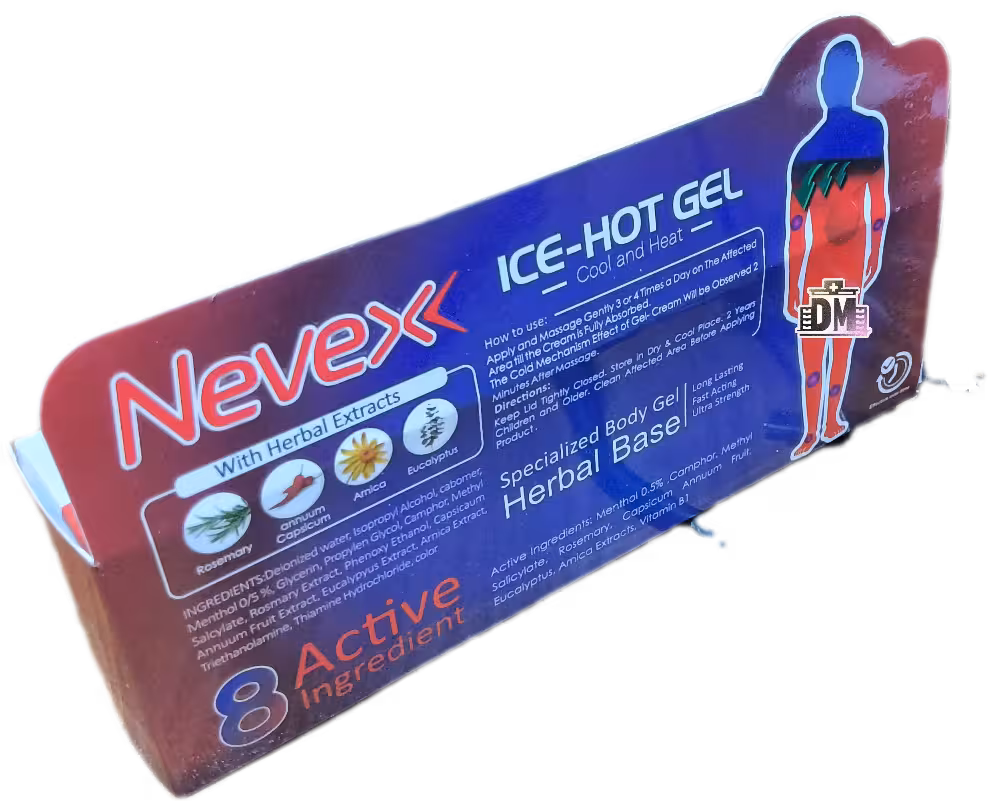 ژل نوکس 8 کاره سرد و گرم حجم 100 میلی‌لیتر Never ice hot