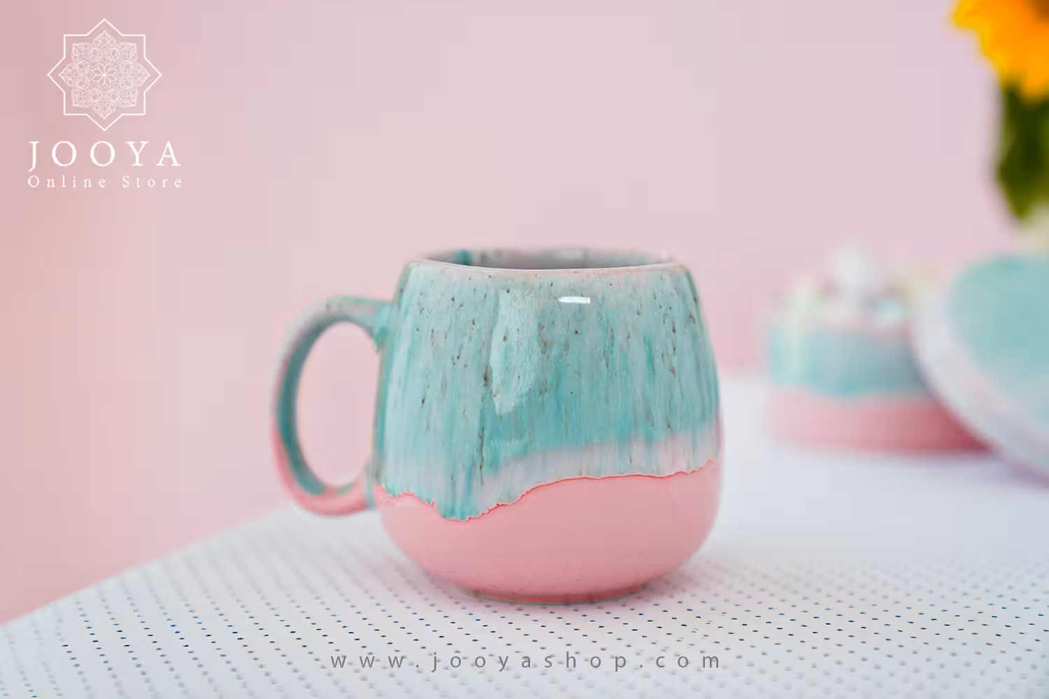 ماگ سرامیکی دسته دار تینا