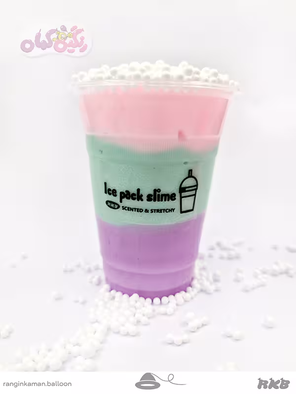 ژل بازی آیس پک کد 24(آدامسی یاسی،سبزآبی،صورتی مهربون)