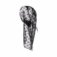 دستمال سر و گردن مدل دورگ توری مجلسی کد 9865456