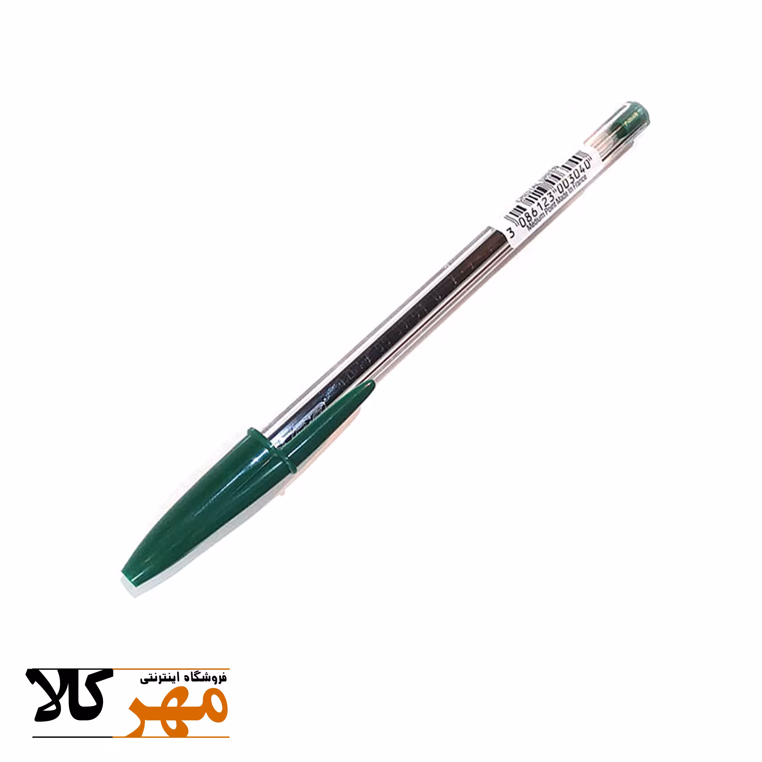 خودکار Bic مدل کریستال رنگ سبز کد O-D-15
