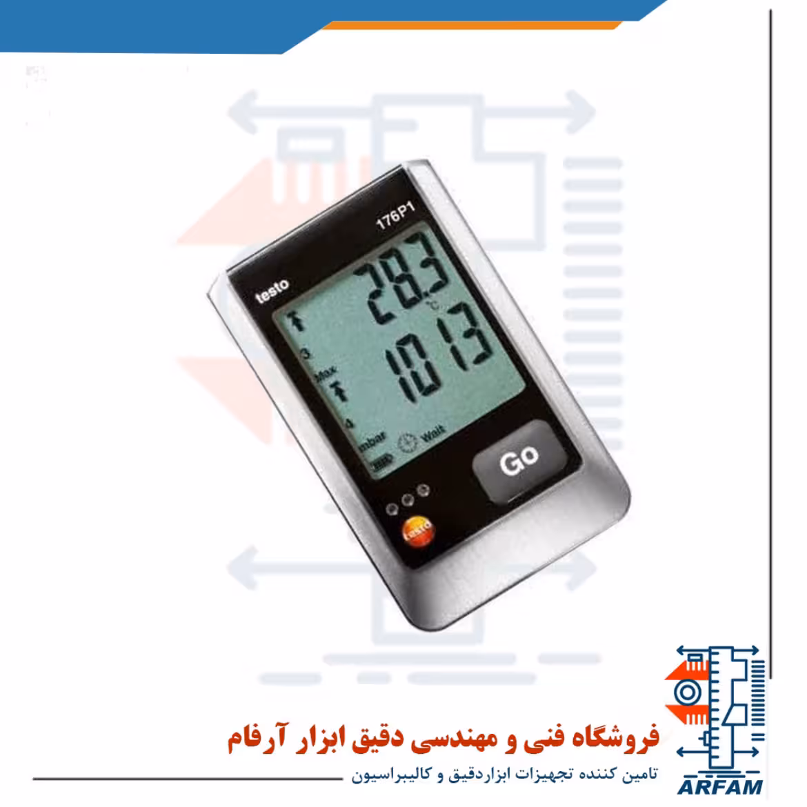 ترموگراف دما رطوبت و فشار TESTO 176 P1