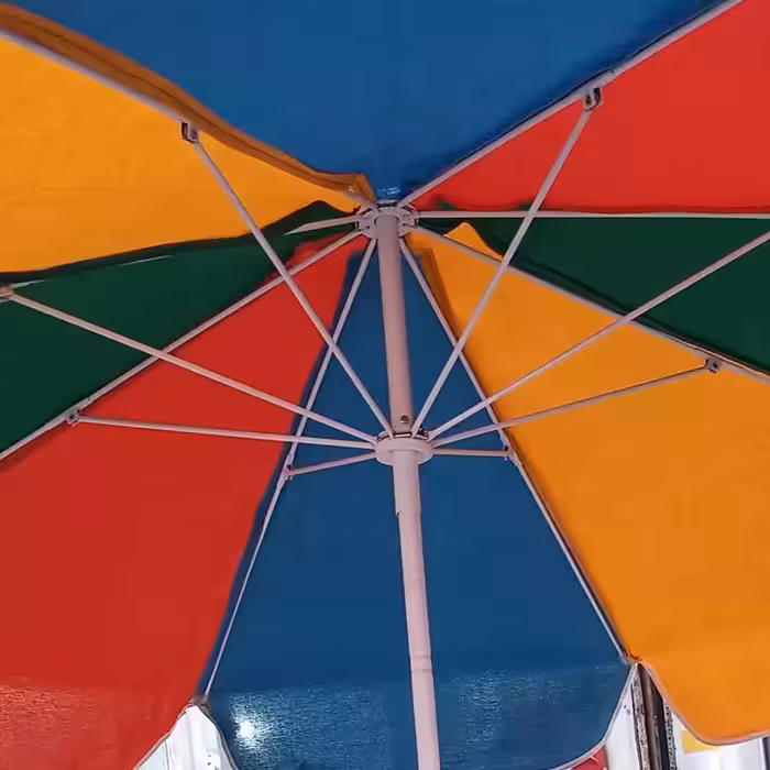 چتر پایه وسط برزنتی 2.5 متری مناسب آفتاب چند رنگ
