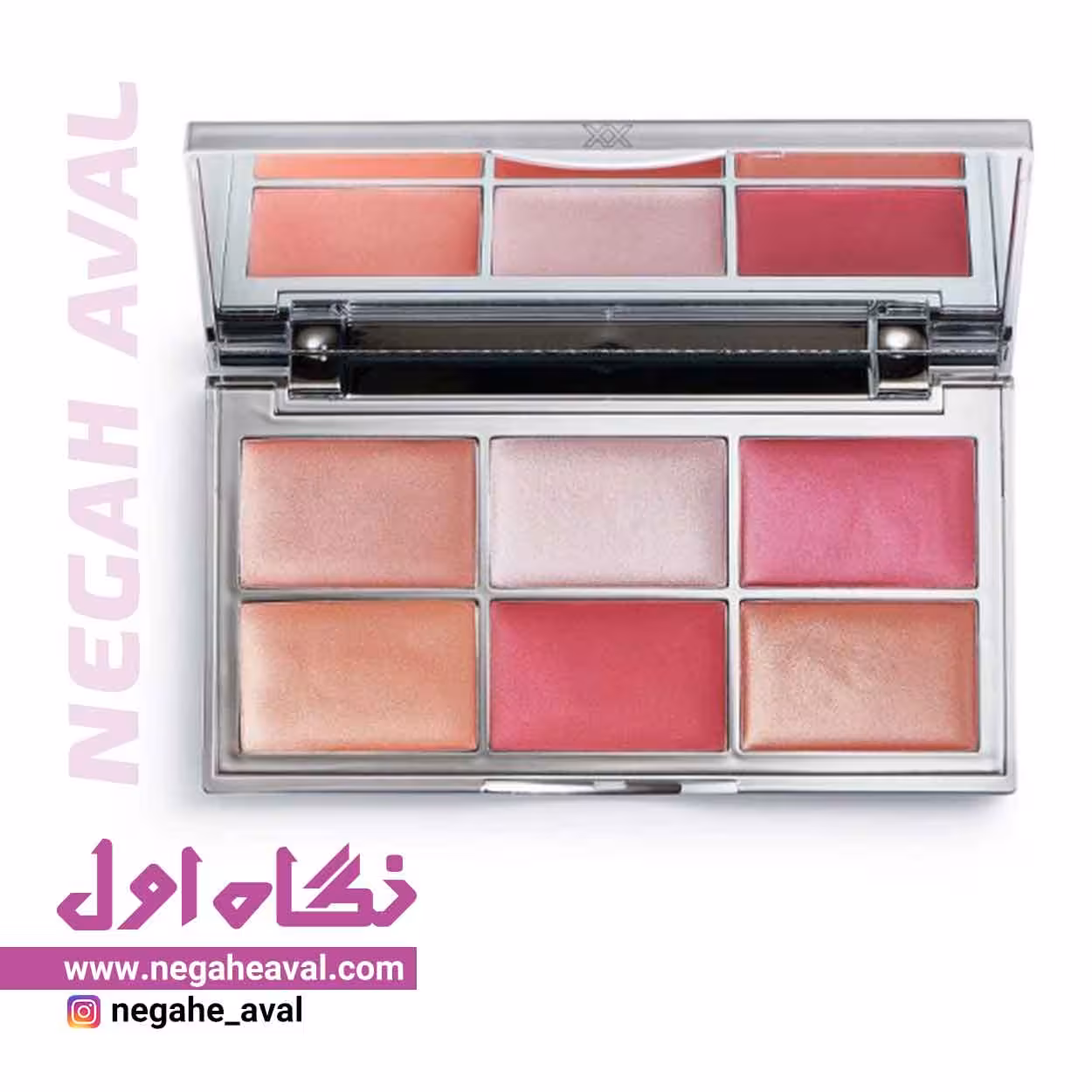 پالت رژگونه کرمی ایندولجنس ایکس تاسی رولوشن