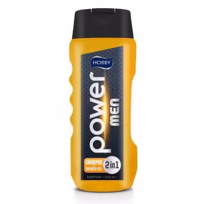 شامپو سر و بدن مردانه هوبی HOBBY مدل POWER حجم 400 میل